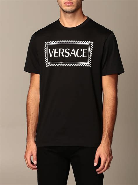 versace t shirt herren schwarz|versace tee shirts women.